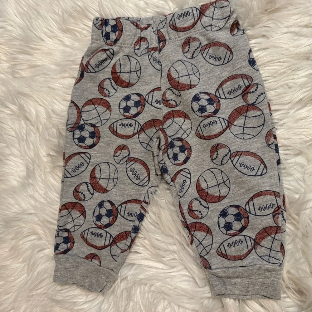 Carter’s Baby Boys 9M 2 Pc Sports Outfit Set